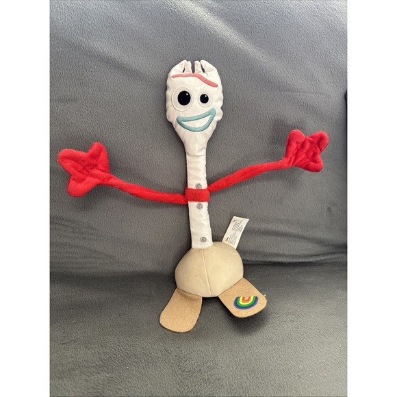 Disney Pixar Other - Toy Story 4 Disney Pixar Forky Plush Bonnie Fork Toy Stuffed Magnetic Shoulder